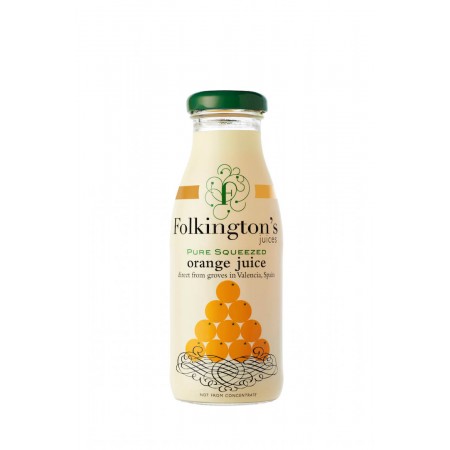 Folkington's Pure Squeezed Orange Juice 12 x 250ml